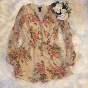 Wet seal floral romper